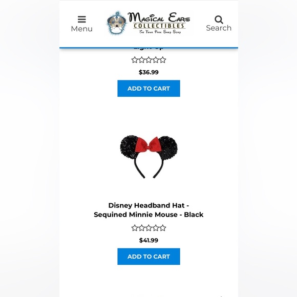 Disney Ears Headband - Minnie
Mouse Sequined - Red Bow - Picture 4 of 7